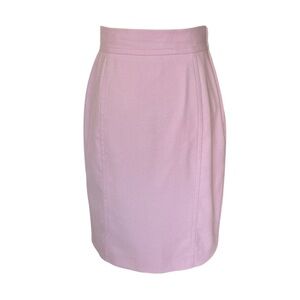 Vintage 90s State of Claude Montana Lavender Wool High Waist Skirt Small
